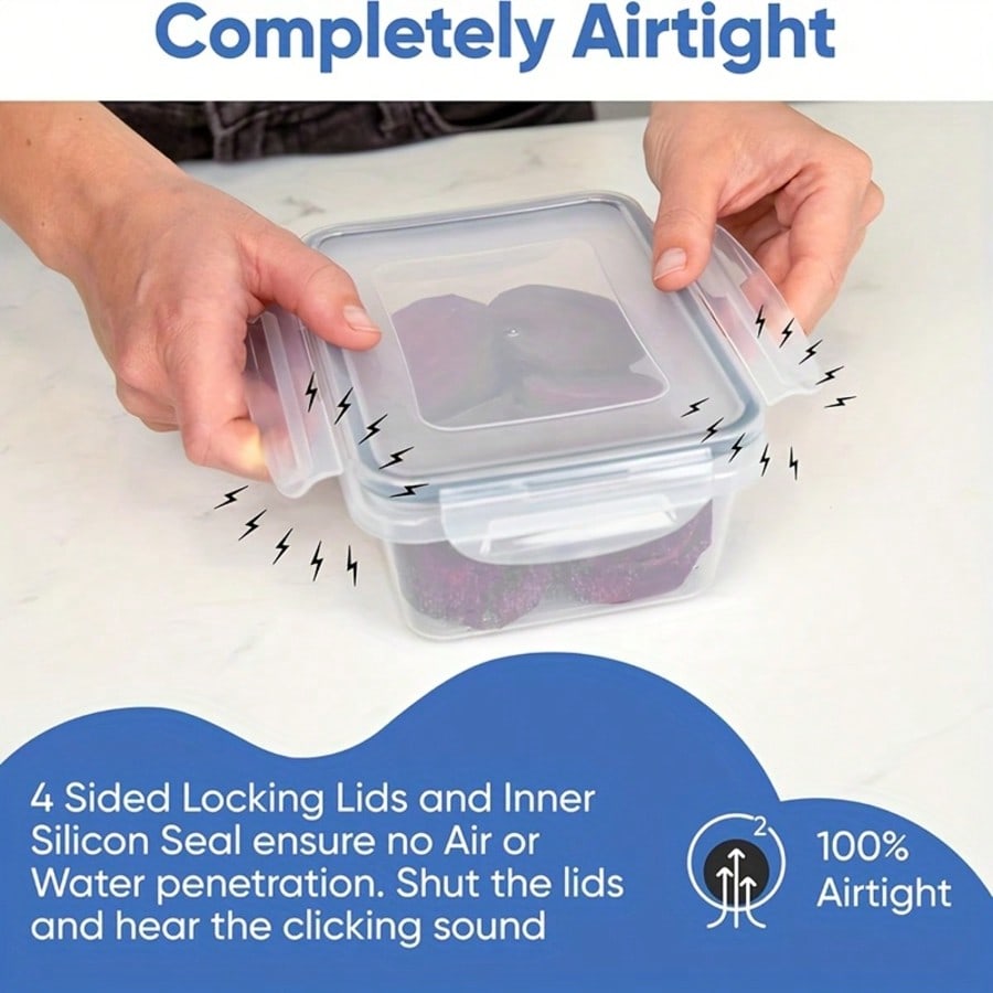 24 Pack Food Storage Container - Meal Prep Kitchen review and price