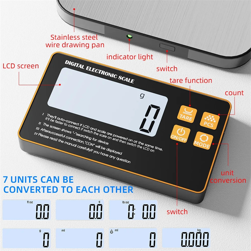 Wireless Kitchen Scale with Re - Meal Prep Kitchen review and price