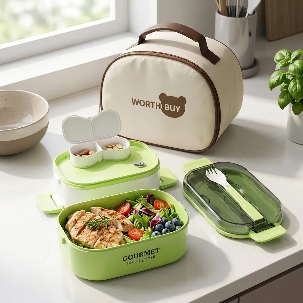Microwavable Plastic Bento Box - Meal Prep Or Prep Meal review and price