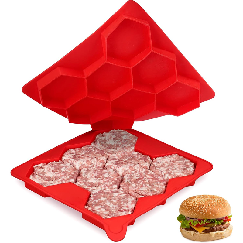 8 Hole Silicone Hamburger Pres - Meal Prep Kitchen review and price