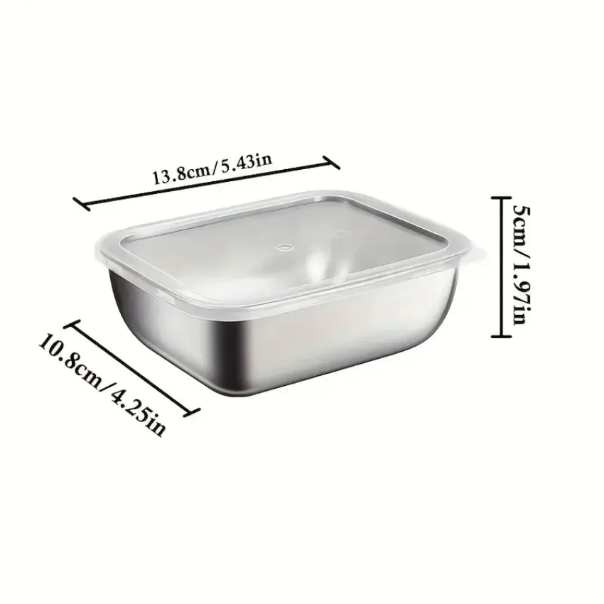 5pcs Stainless Steel Food Stor - Meal Prep Kitchen review and price