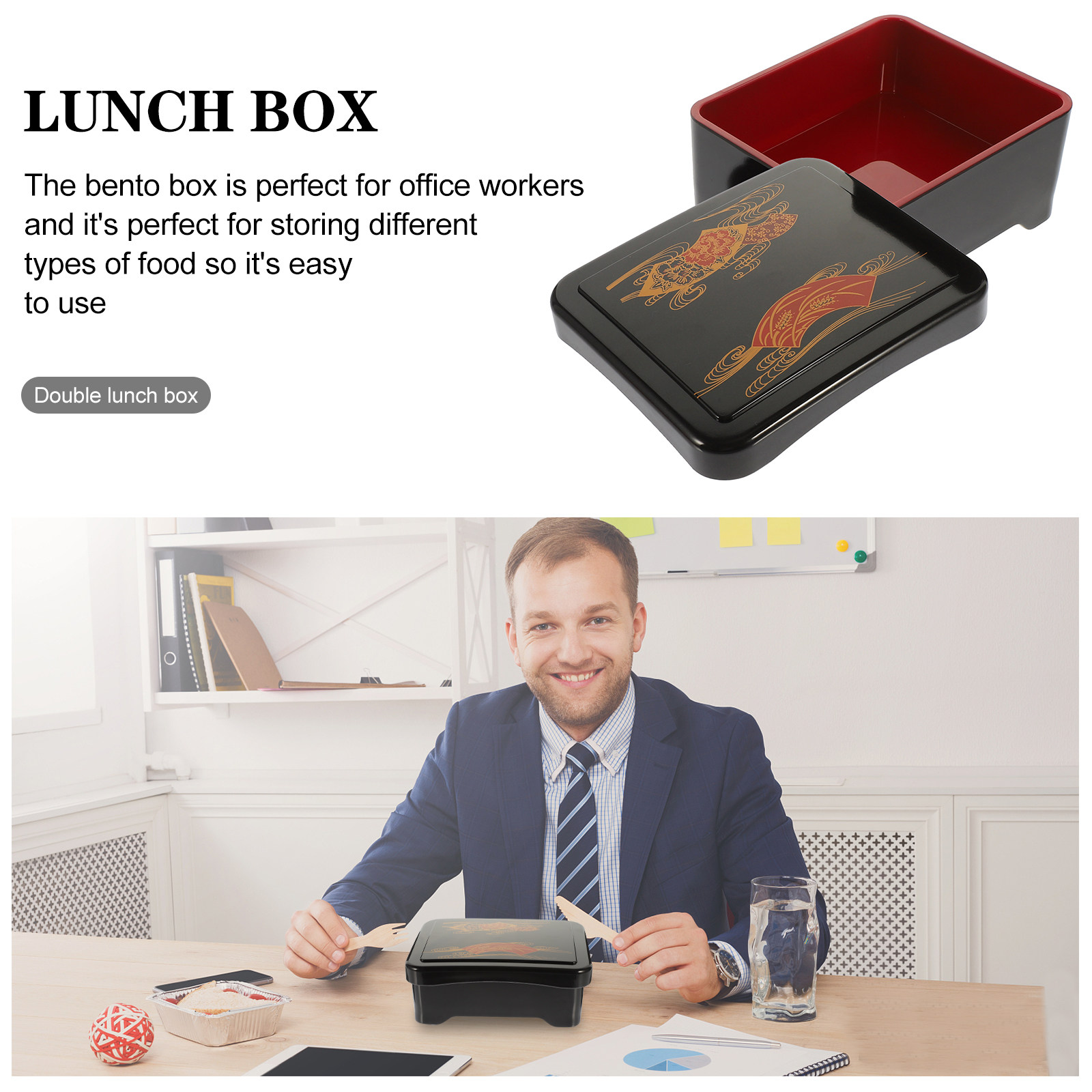 1Pcs Heavy Duty Bento Box Food - Meal Prep With Rice review and price