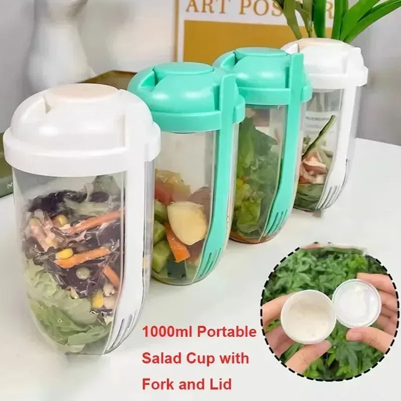 Portable Salad Bowl with Lid a - Meal Prep Bowl review and price