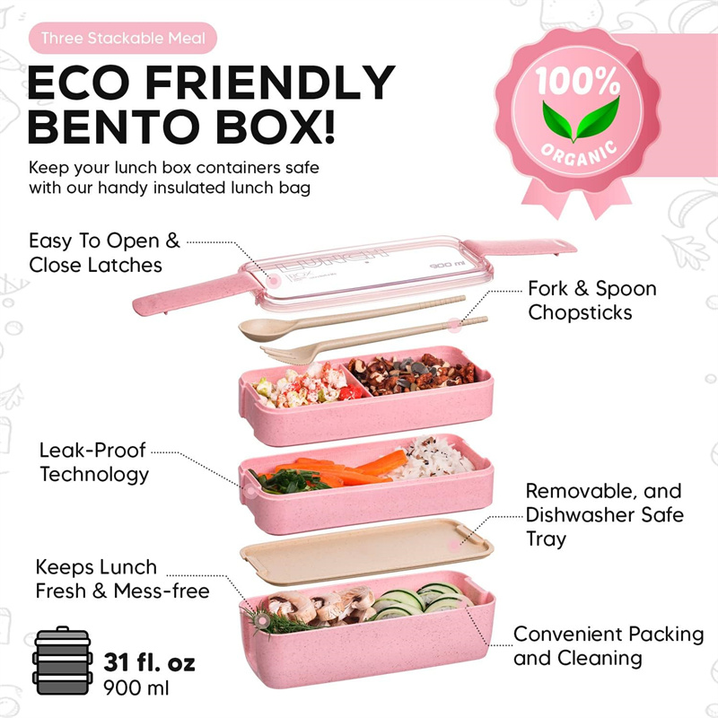 3-In-1 Compartment Wheat Straw - Meal Prep Kitchen review and price
