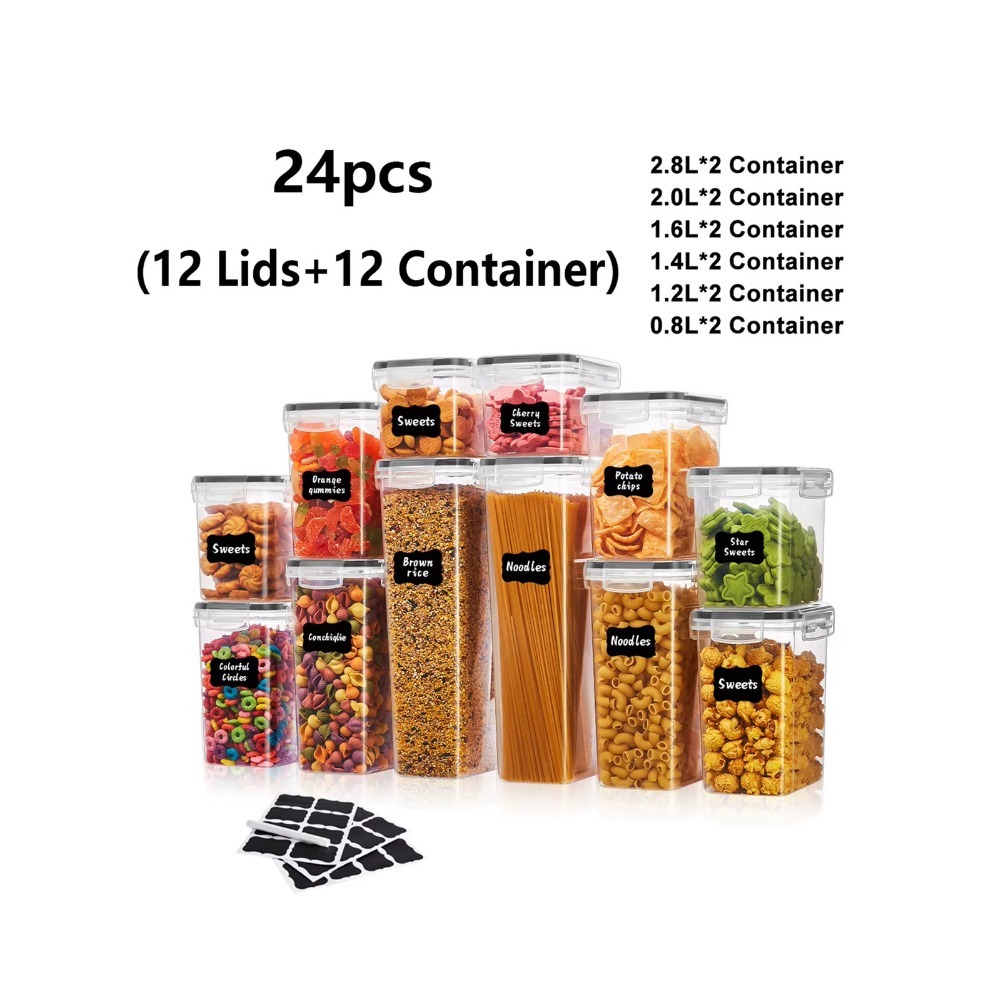 24Pcs Sealed Food Storage Cont - Meal Prep With Rice review and price