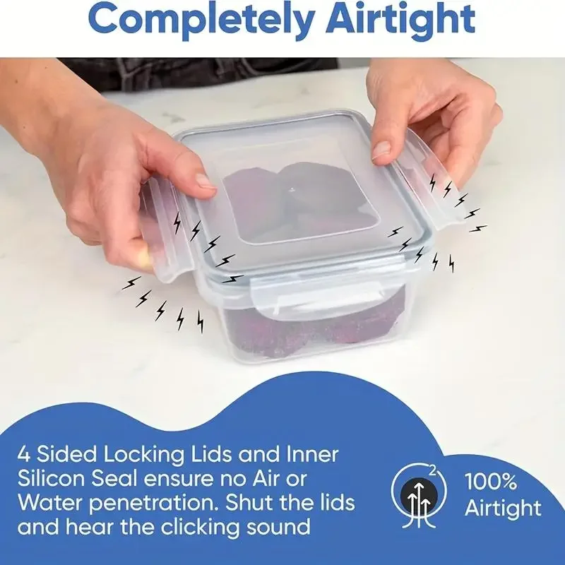 12Pcs Airtight Food Storage Co - Meal Prep Kitchen review and price