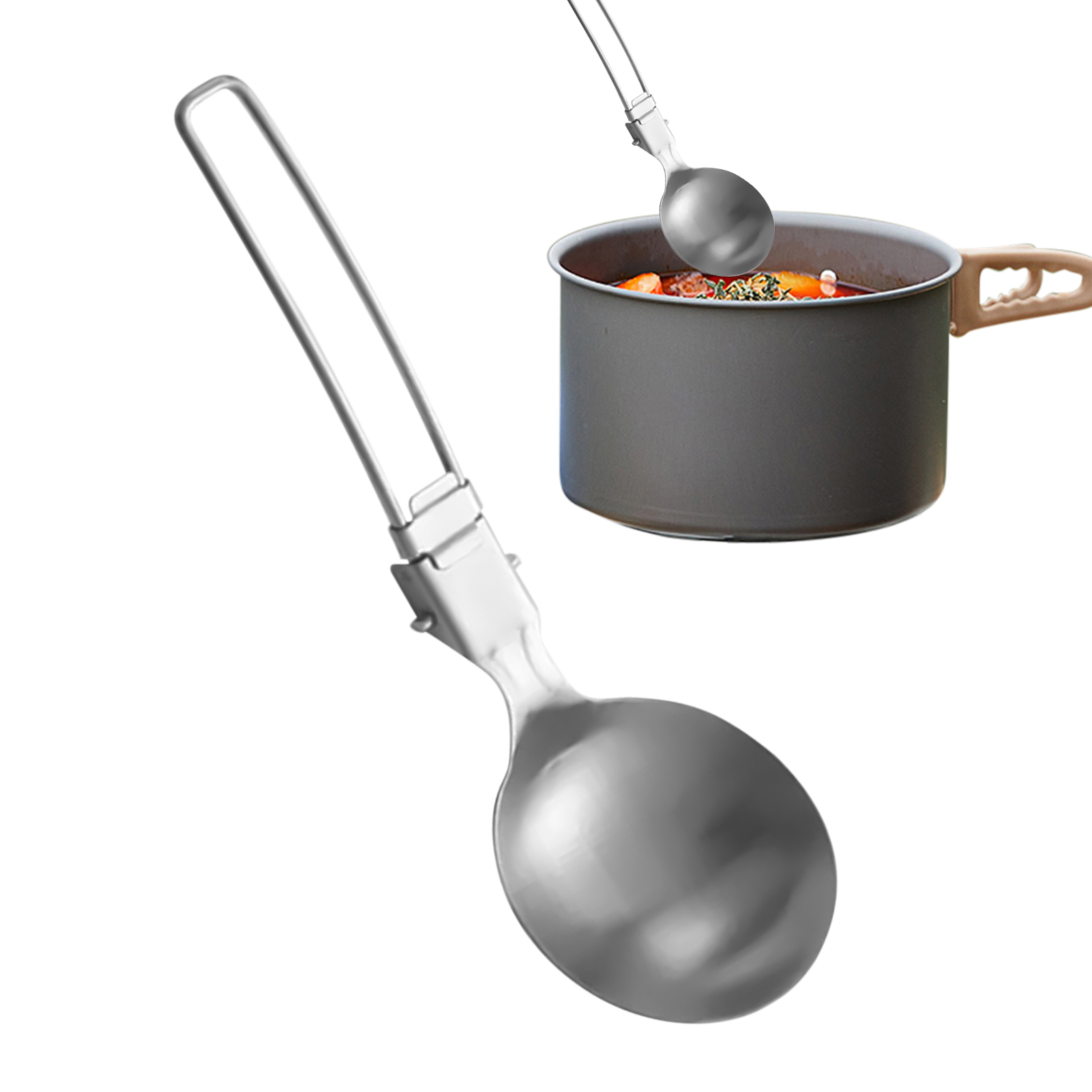 Soup Ladle Metal Spoon Foldabl - Meal Prep Kitchen review and price