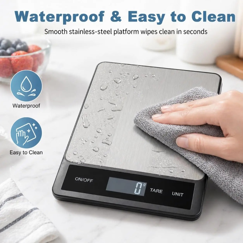 Waterproof Digital Kitchen Sca - Meal Prep Kitchen review and price